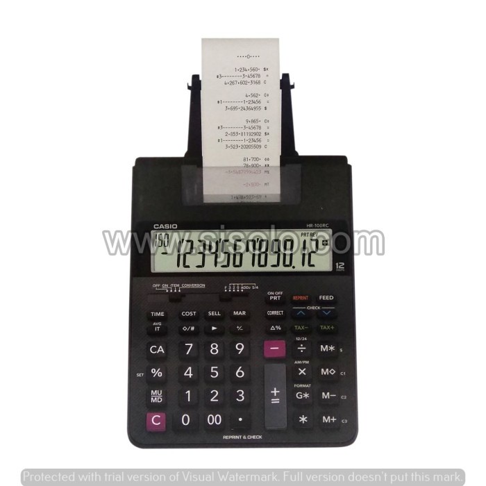 

Calculator Kalkulator Printing Casio HR-100RC 100 RC Original