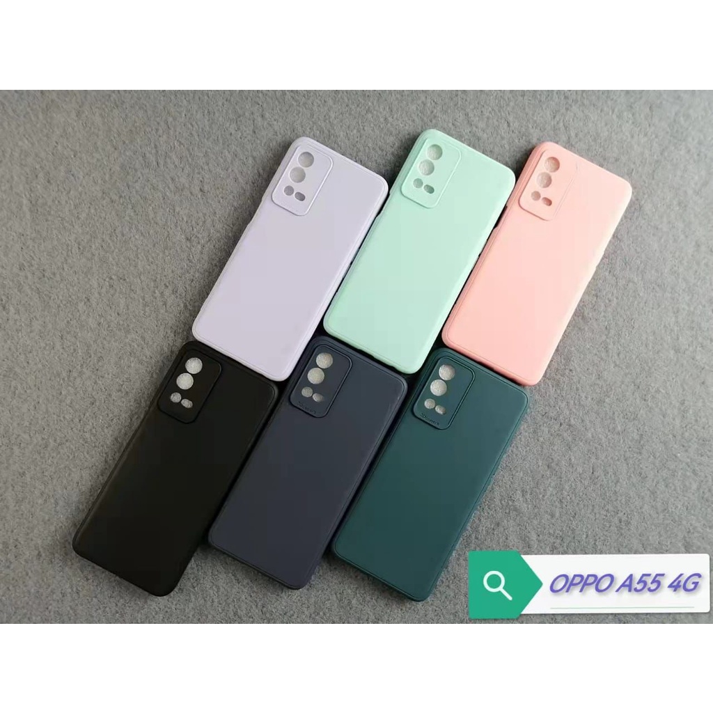 Case Macaron Silikon Full Colour Matte Soft Case OPPO RENO 7 5G OPPO RENO 7Z 5G OPPO A52/A92 OPPO A12/A5s/A7 OPPO A76/A96 OPPO A15 OPPO A16 OPPO NEO 9 OPPO RENO 5 OPPO RENO 5F OPPO RENO 6 4G