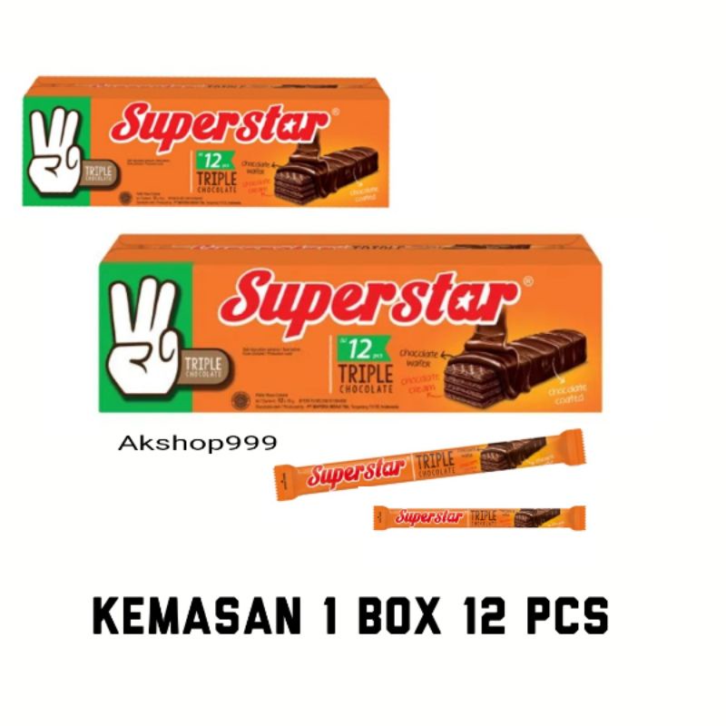 

Wafer Superstar triple 1box 12pcs