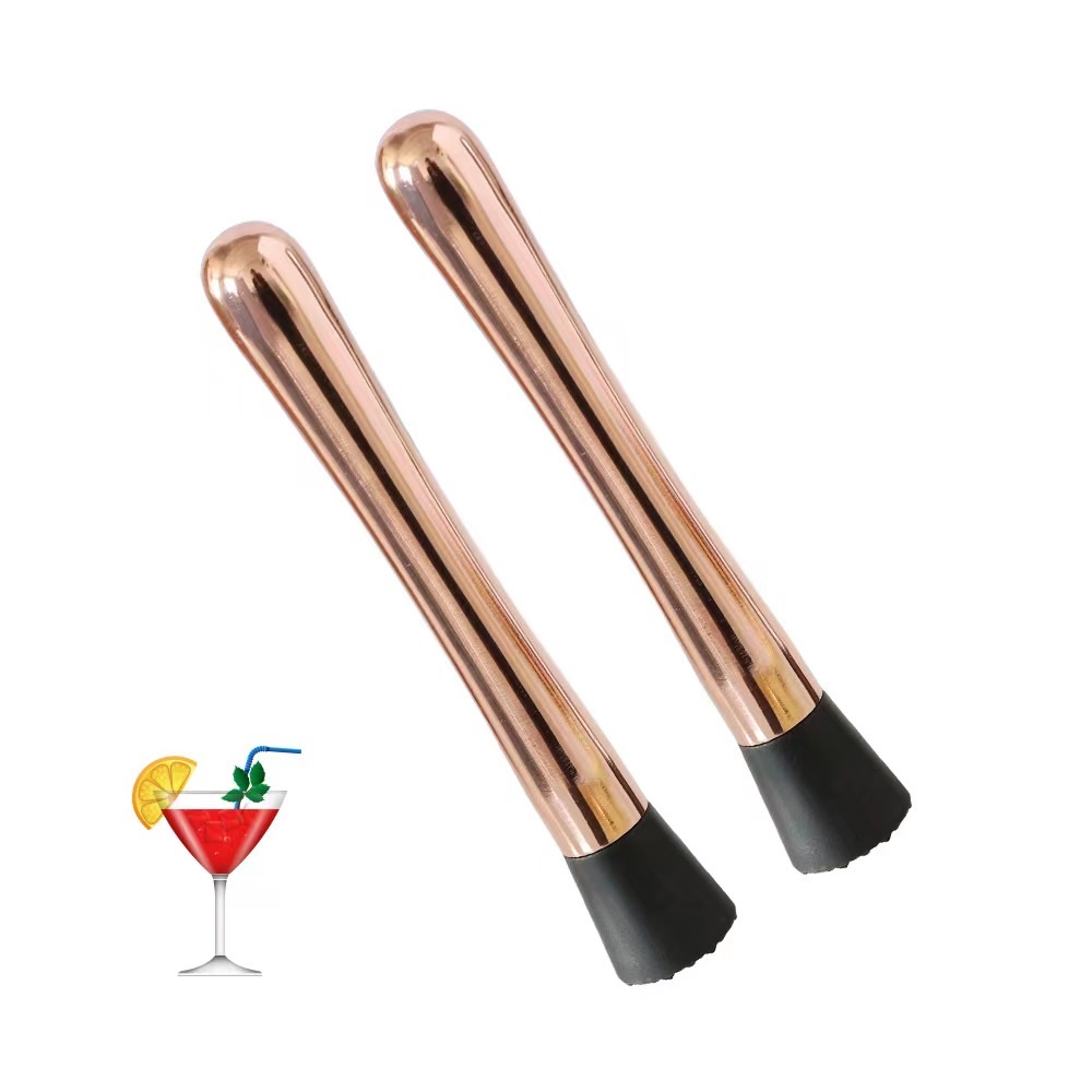 Shaker Stainless Steel 7pcs Rose Gold Bartender Drink Bar Set Cocktail