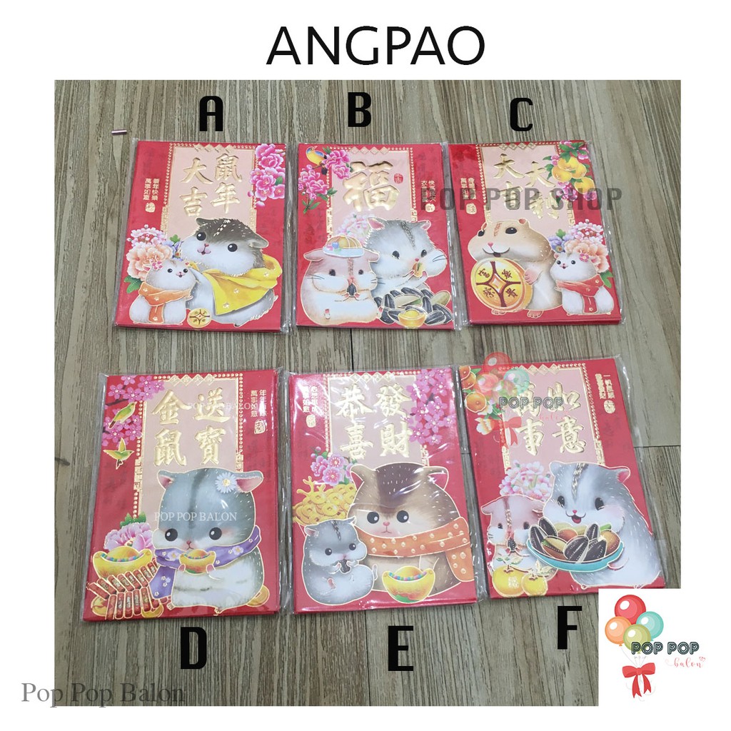 

Amplop Angpao Imlek Karakter Tikus Rat – Chinese New Year