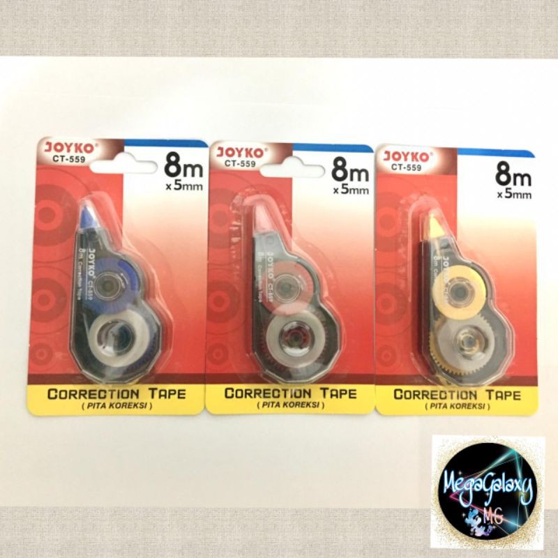 Joyko Correction Tape Pita Koreksi Roll Tipex Tip-Ex Tip X 8m CT-559