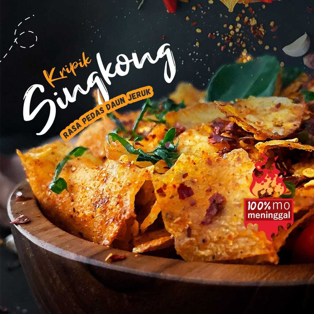 

ady78 Yasnack Keripik Singkong Pedas Daun Jeruk/Kripset/500gr