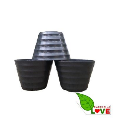 LUSINAN Pot Kopeng 15 Hitam Isi 12pcs TERMURAH GROSIR Pot Lusinan Hitam Murah Termurah 12 20 25 30cm