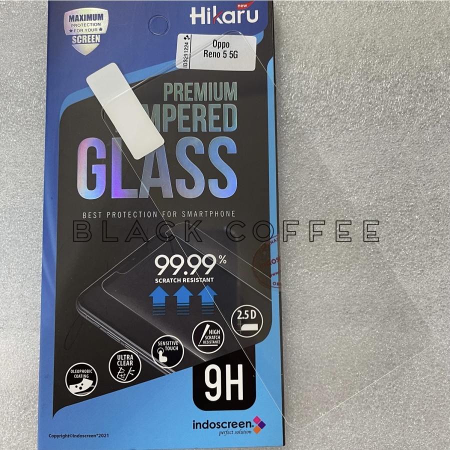 BENING HIKARU Tempered glass OPPO RENO 5 (4G &amp; 5G) 2020 / MARVEL EDITION / OPPO RENO 5F