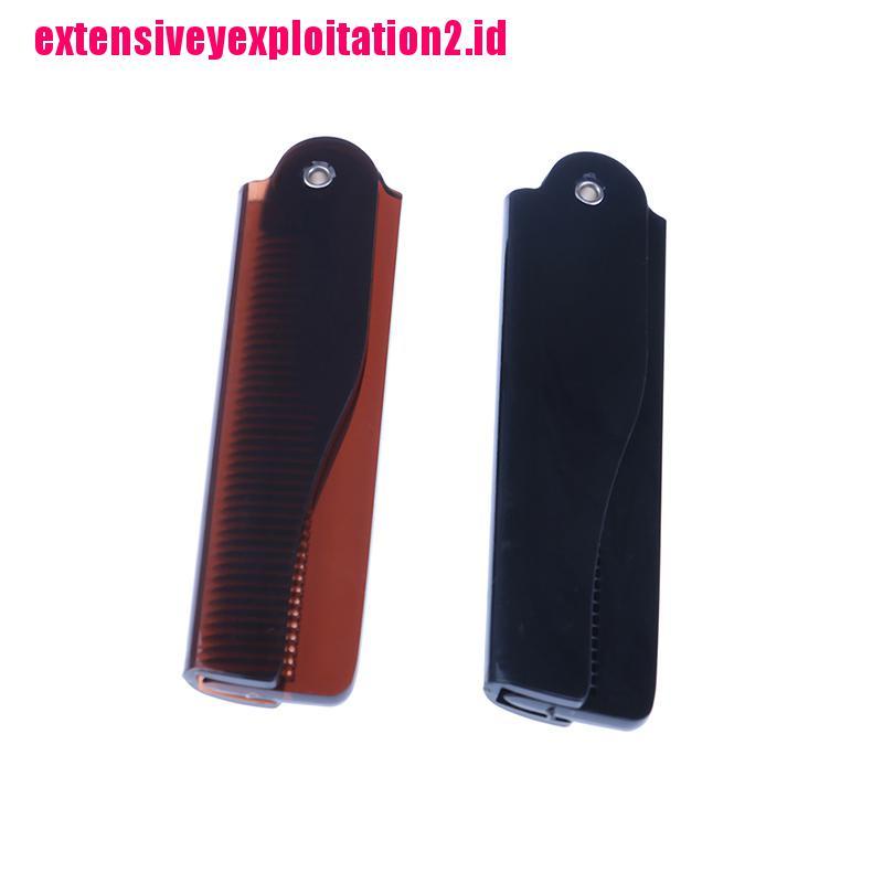 &lt; E2id &amp; &gt; Sisir Lipat Ukuran Saku Untuk Pria / Wanita