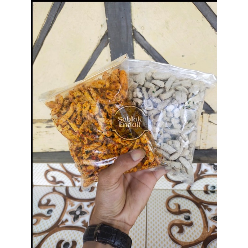 PROMO Basreng cikruh 250gram HOT JLETOT PEDAS EXTRA AROMA DAUN JERUK-4