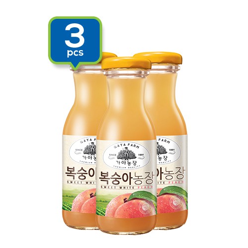 

Woongjin Peach Flavour Drink - 180ml/3pcs