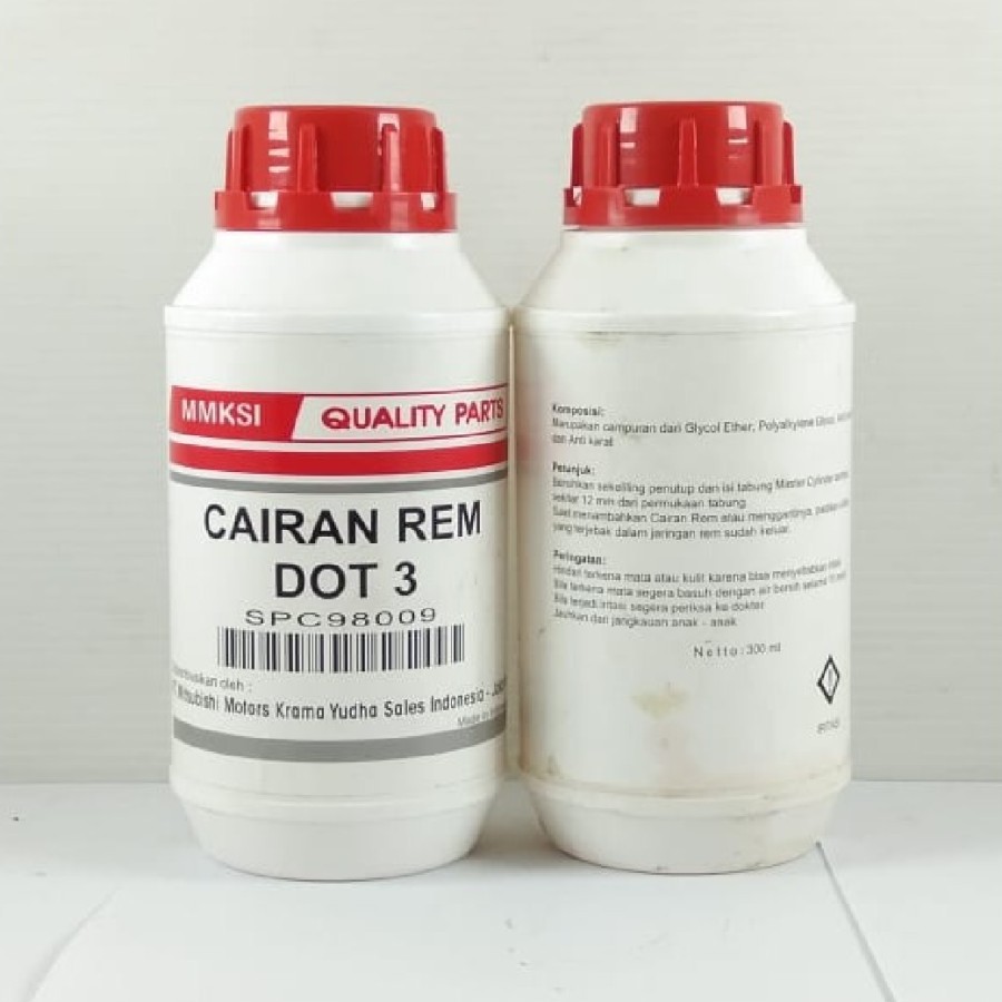 Minyak Rem Mitsubishi Brake Fluid Mitsubishi DOT-3 300ml