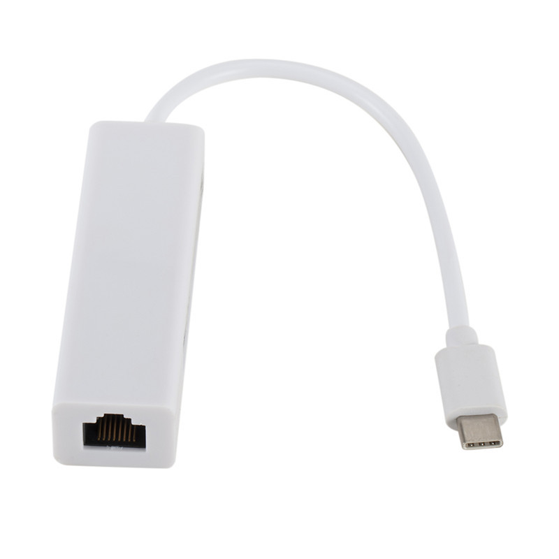 Adapter Hub Splitter Usb 3.1 10gbps Ethernet Lan Rj45 3 Port Usb-C Untuk Macbook / Pc