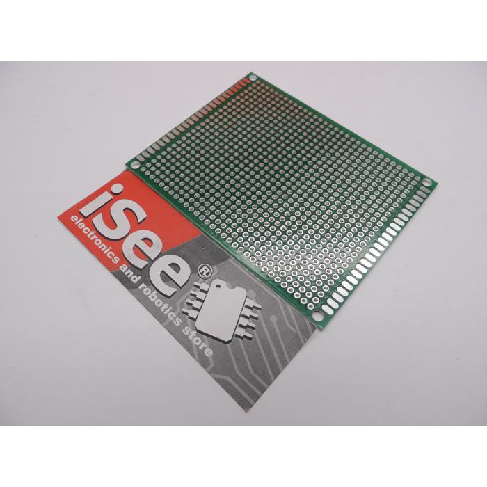 

PCB dot matrix lubang Double Layer Through Hole 7x9cm FR4 Protoboard