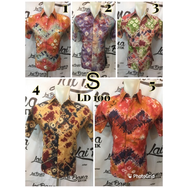 kemeja jumputan pria