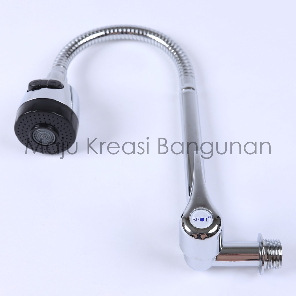 TERMURAH Kran Angsa Fleksibel Kepala On Off Cuci Piring Keran Sink Stainless Stanlis Dapur Grosir