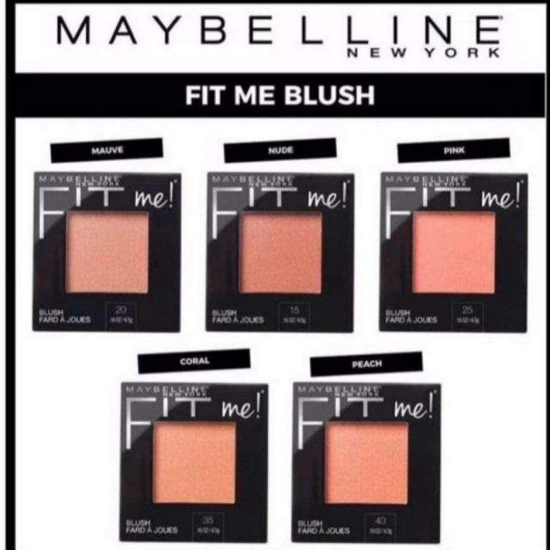 BEDAK TABUR MAYBELLINE  FIT ME ! / BEDAK MAYBELLINE FIT ME TABUR 2IN1 [TABUR+BASAH] / Maybeline