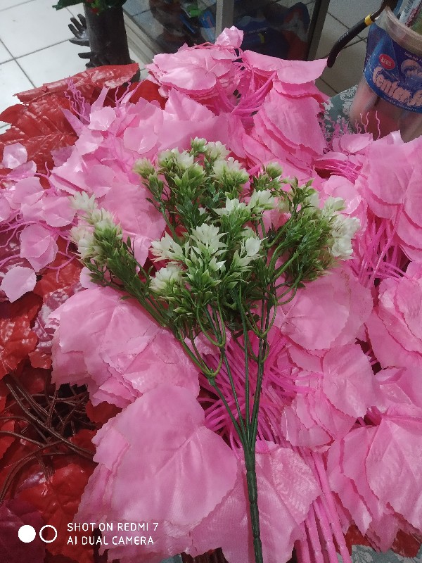 Wanflower Daun Anggur * Pink (perlusin)