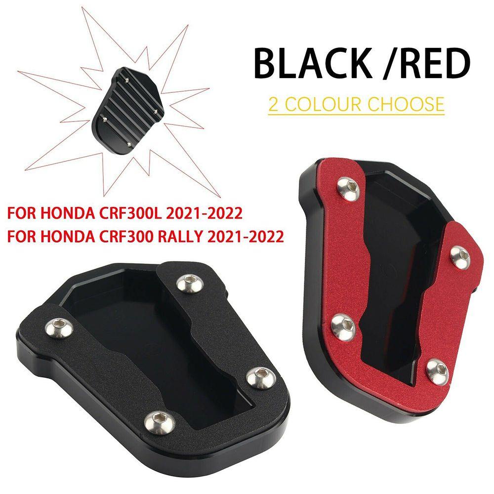 Populer Kaki Ekstensi Pad Pembesar Aksesoris Motor Kickstand Side Stand Side Kick Stand Untuk HONDA CRF300L 2021-2022