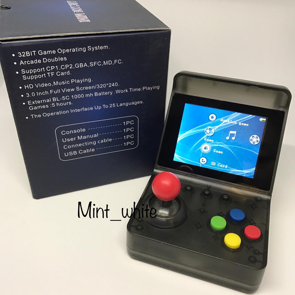 Game Retro Arcade Mini 32BIT Ding Dong 520 in 1 / Machine Game 3.0&quot; / Konsol Game Portable /Gameboy