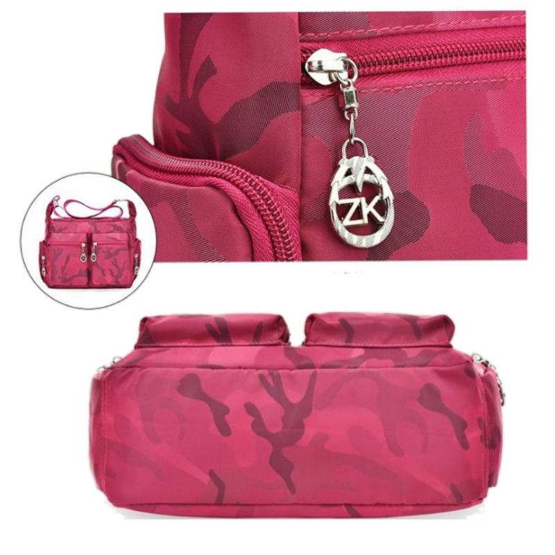 tas selempang wanita camo army 889