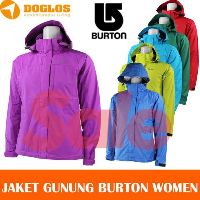 Best Seller Jaket Burton Women Original Jacket Ori Gunung Travel Cewek Waterproof