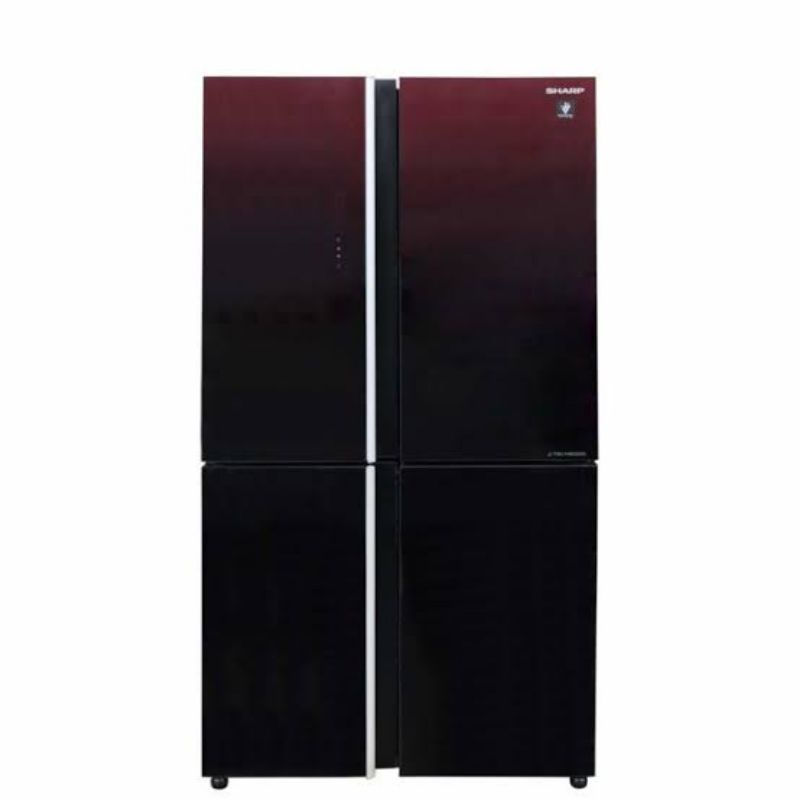 SHARP SJ-IF91PG-GB KULKAS SIDE BY SIDE MULTI DOOR 4 PINTU GLASS INVERTER 590 L SJIF91PGGB