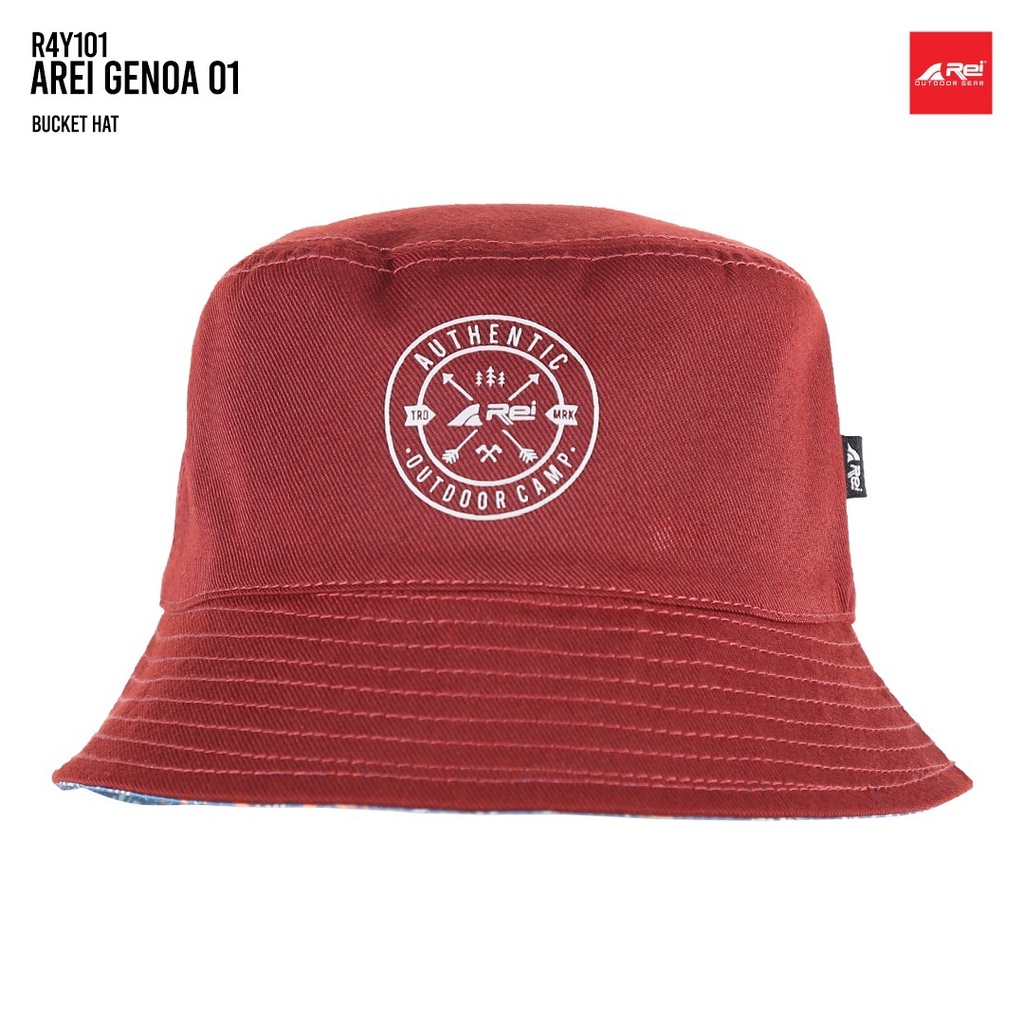 Topi Genoa 01 Bucket Arei Outdoorgear Topi Arei Topi Rei Bucket Hat Topi Rimba