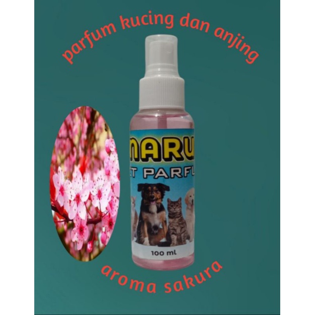 PARFUM KUCING DAN ANJING AROMA 4 VARIAN 100 ML..