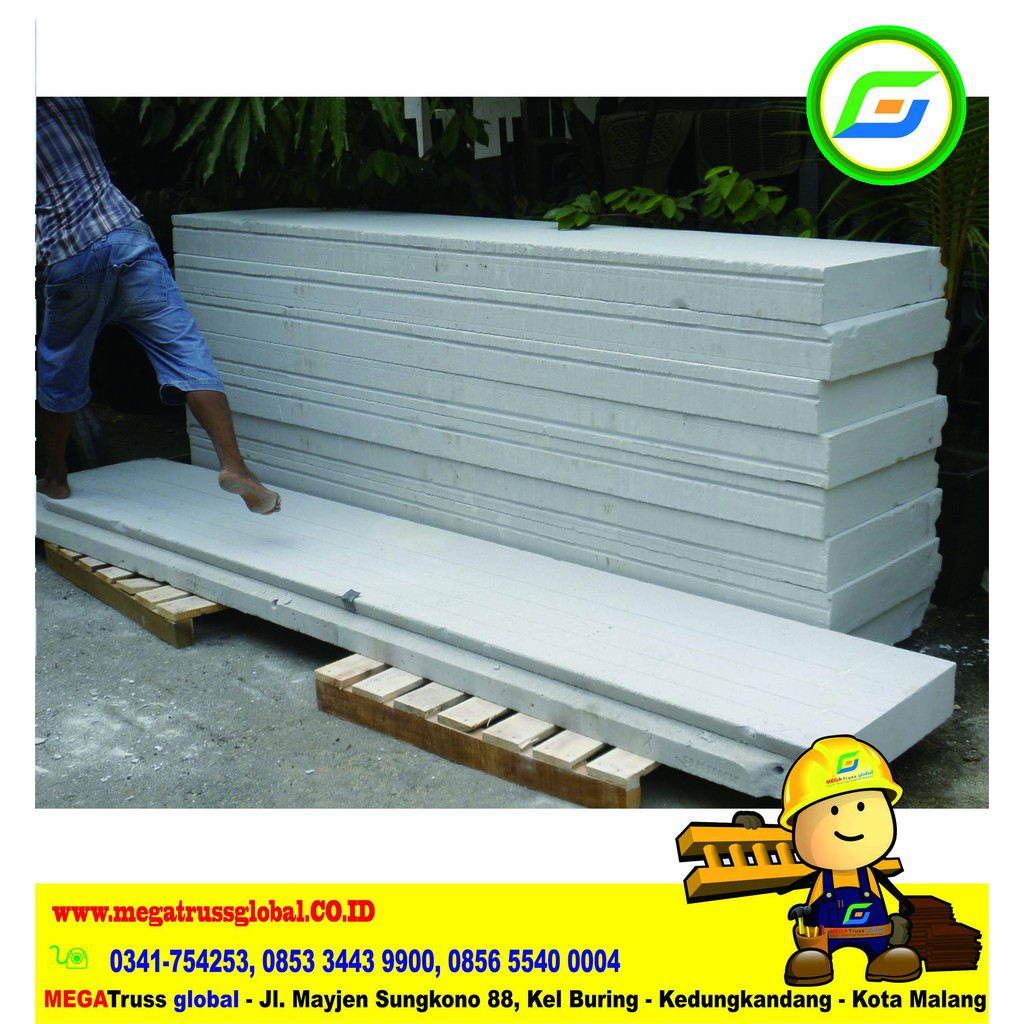 Material Panel lantai Citicon Bagus di Batu - Dak hebel - Material Bahan Bangunan