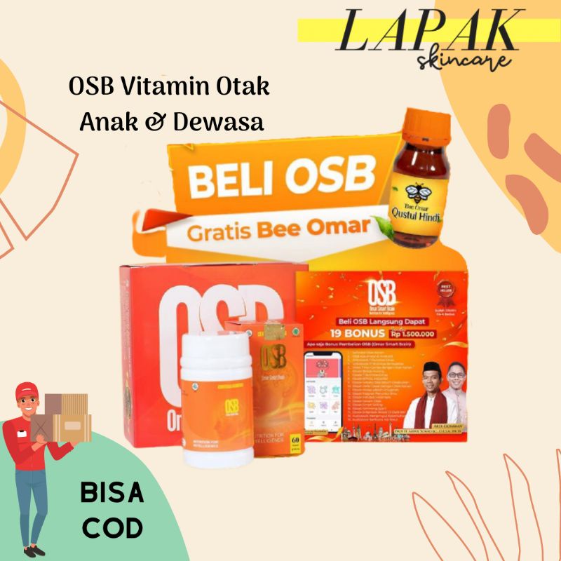 OSB Vitamin Otak Anak dan Dewasa Omar Smart Brain Original