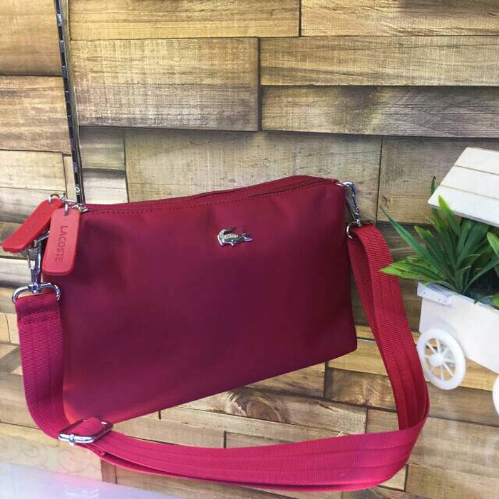 TAS SLING BAG LACOSTE NYLON 2 Ruang