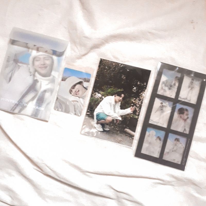 Winpack set Jin 6 cut film Taehyung pc Jungkook 4x6