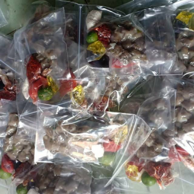 

Kemasan baso aci tulang nyakrek