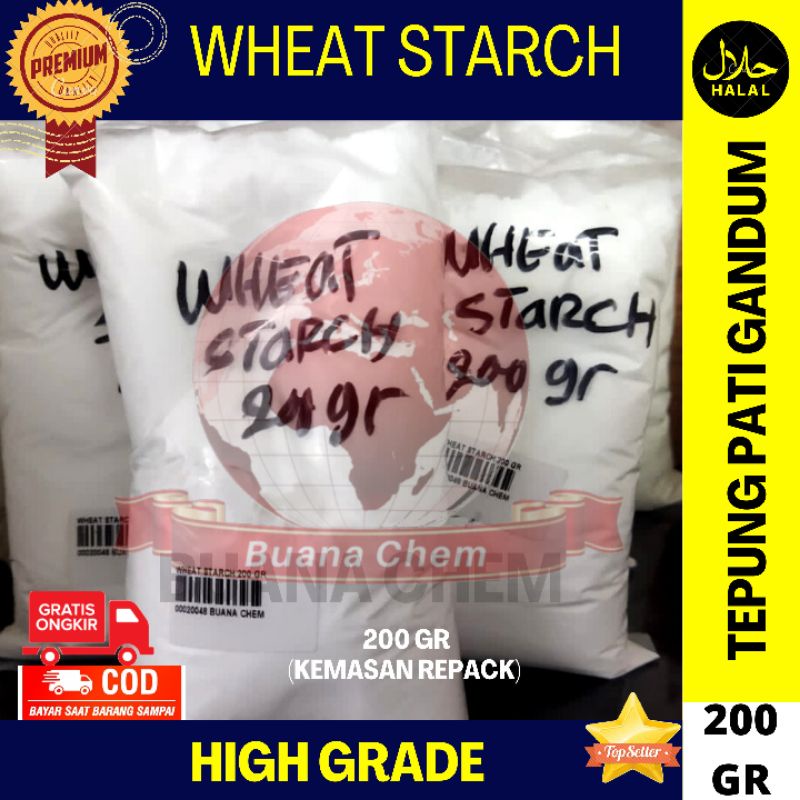 

Wheat Starch 200 GR / Tepung Pati Gandum / Tepung Tang Mien / Bahan Dimsum