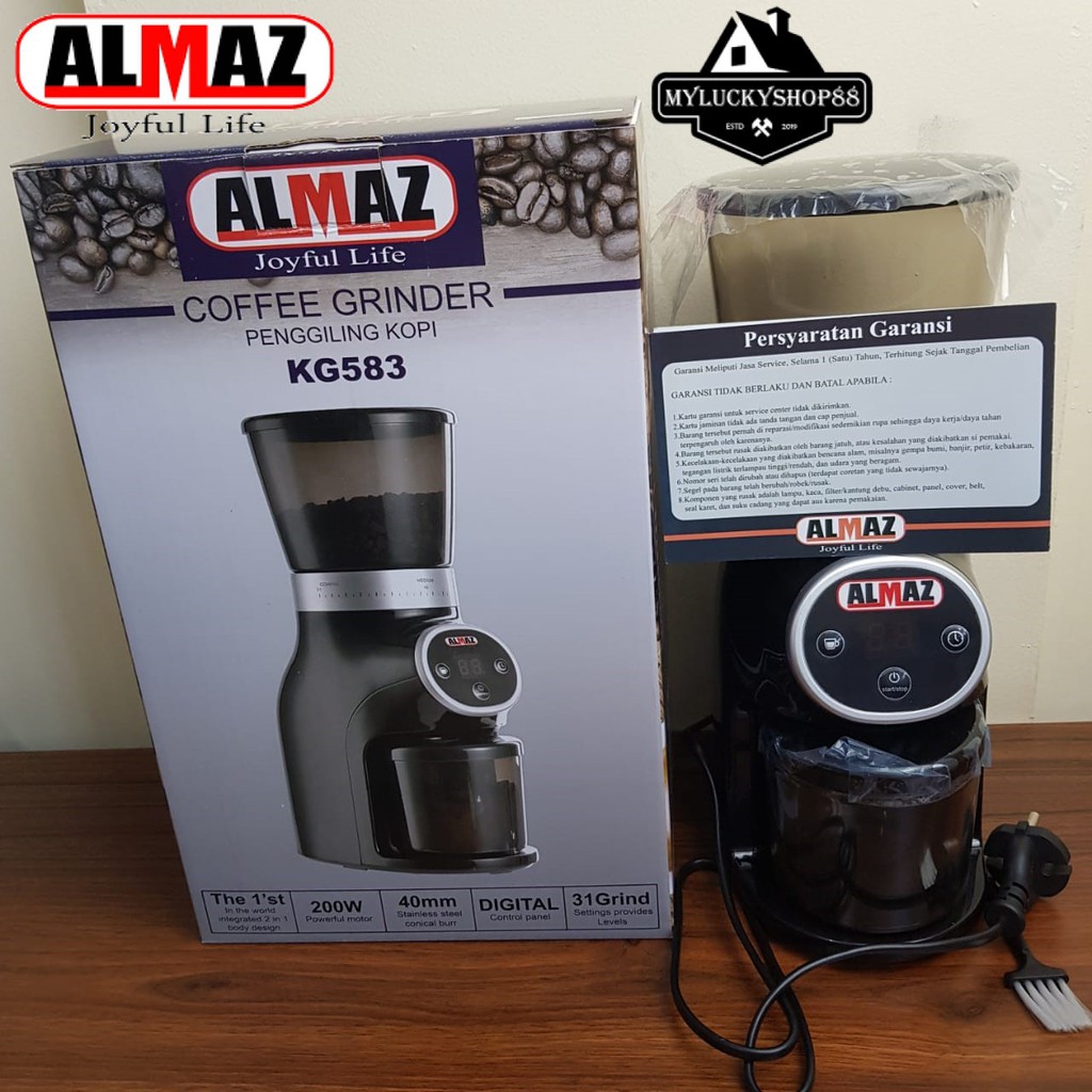 Almaz KG583 Mesin Grinder Kopi Elektrik KG 583 Electric Coffee Grinder