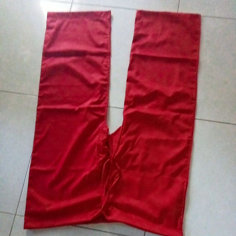 celana merah gasmi komprang gasmi salbruk sabruk komboran merah gasmi kain nagata drill