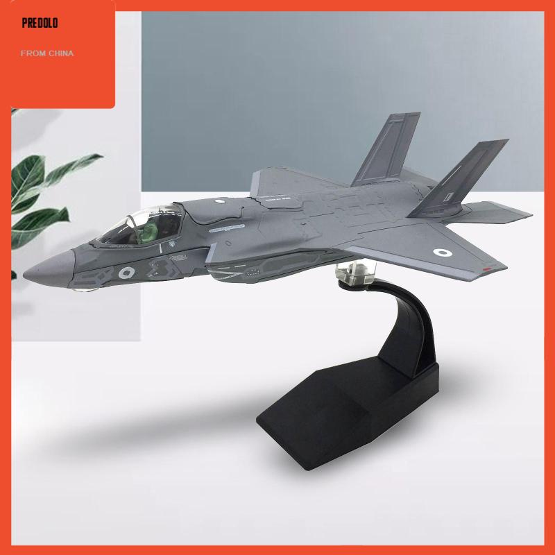 Miniatur Diecast Pesawat Tempur F-35B Skala 1 / 72 Bahan Alloy Untuk Dekorasi Rumah / Kantor