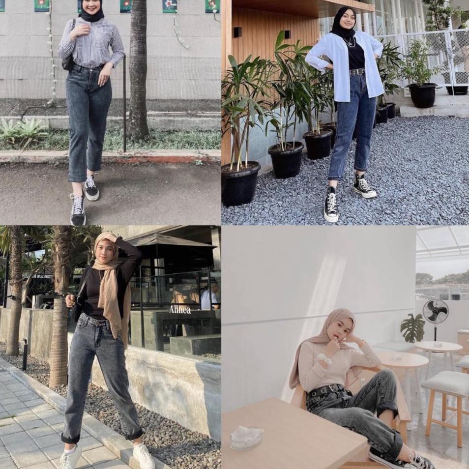 JEANS BOYFRIEND SNOW/CELAN JEANS BOYFRIEND SNOW BLACK LNT