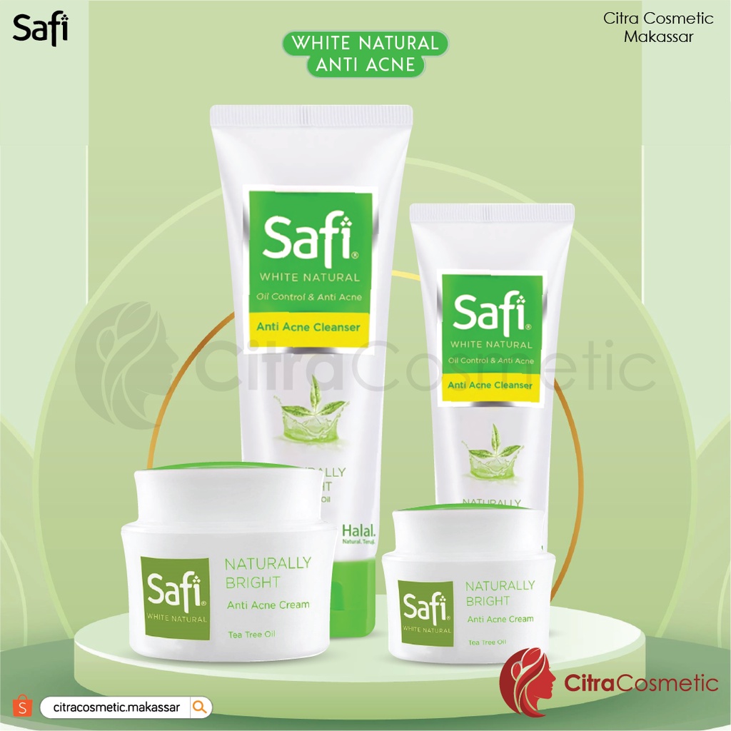 Safi White Natural Anti Acne Series | Cleanser | Cream