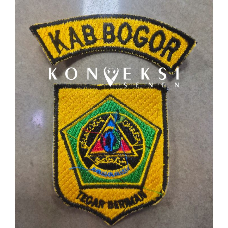 BADGE BORDIR KABUPATEN BOGOR