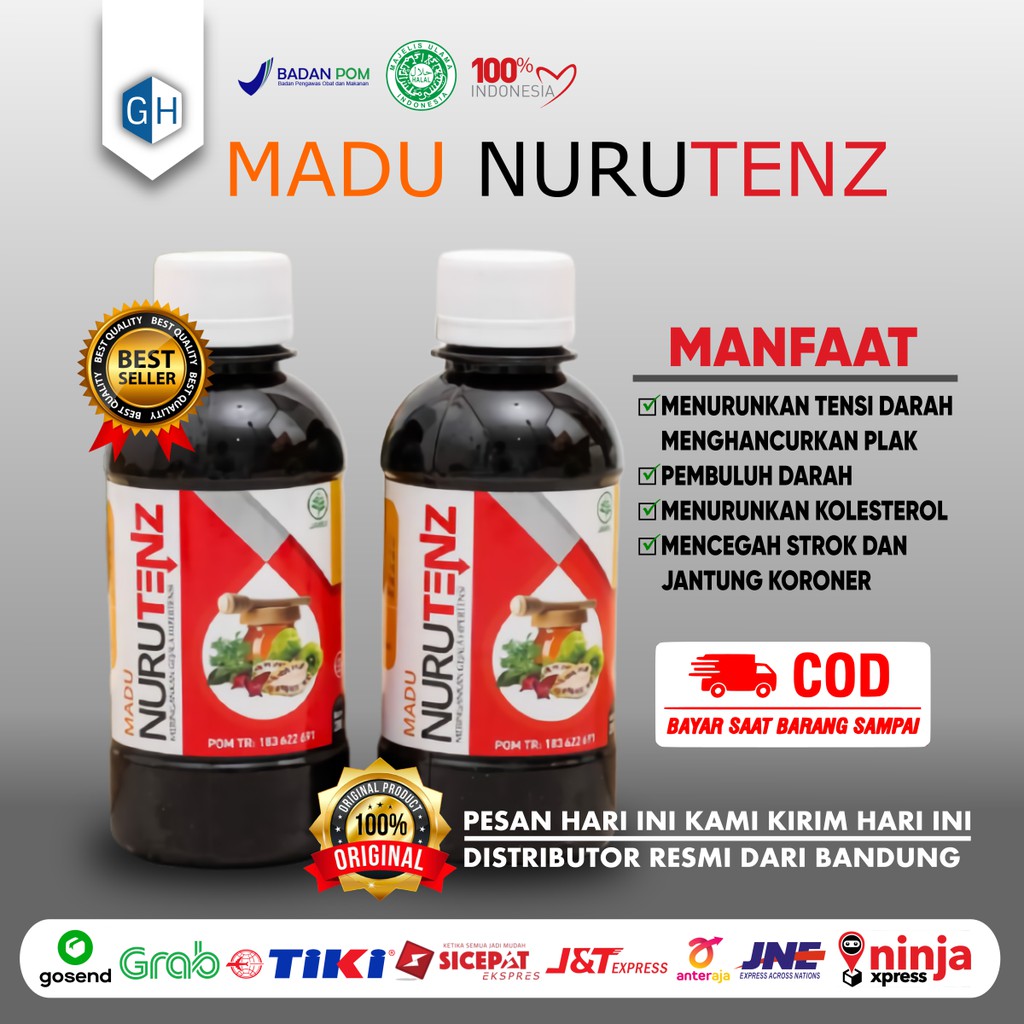 

Madu Nurutenz Penurun Darah Tinggi Obat Herbal Hipertensi dan Kolestrol