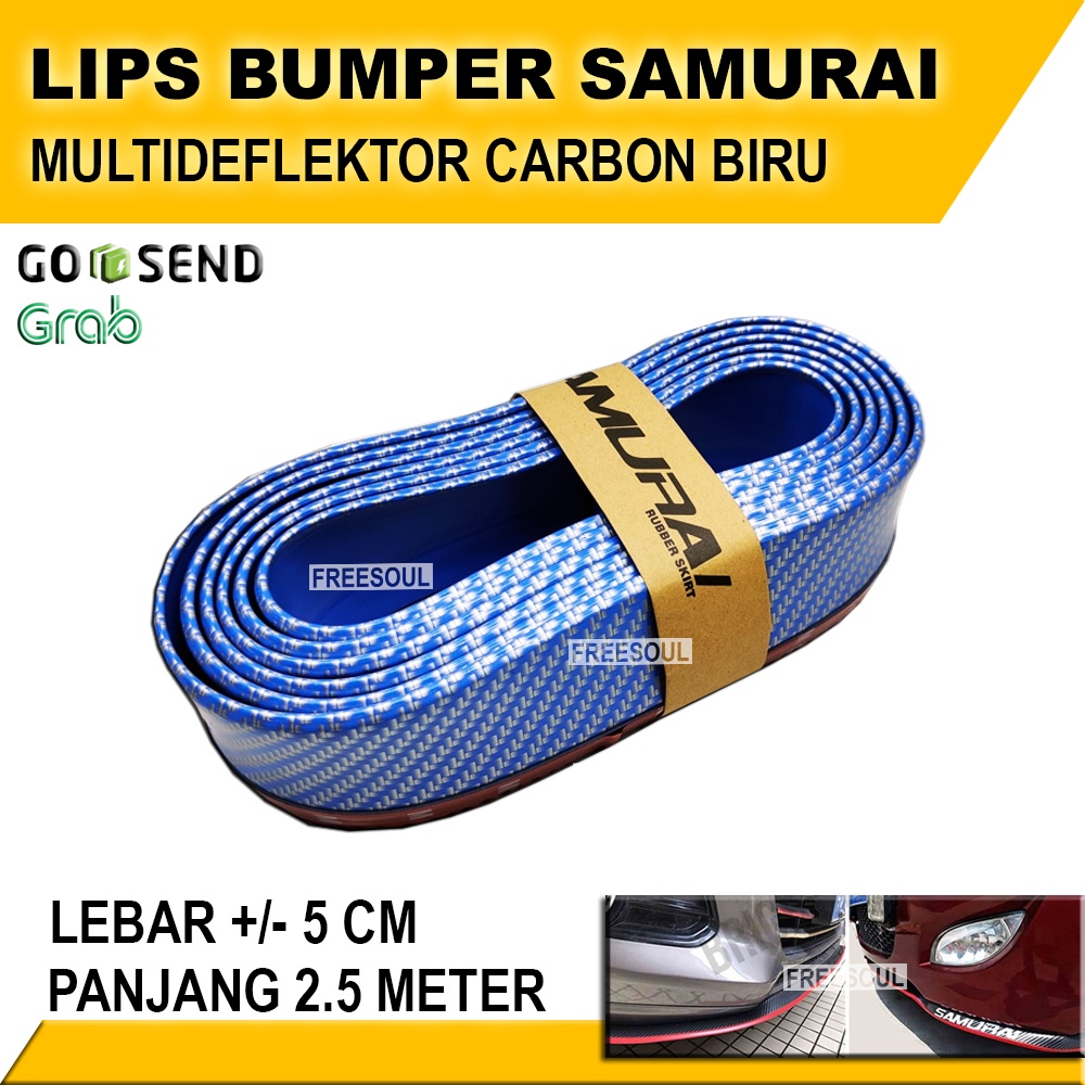 Samurai Lips Bumper Carbon Mobil - Multideflector Sideskirt Universal