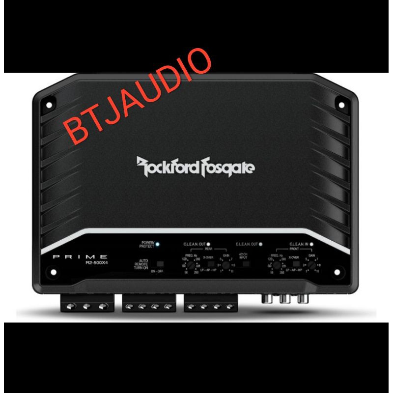 POWER AMPLIFIER MOBIL 4 CHANNEL ROCKFORD FOSGATE R2-500X4 (ORIGINAL)