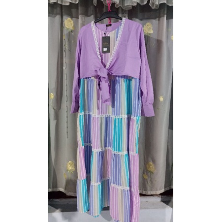 BARU Gamis Extu Pelangi