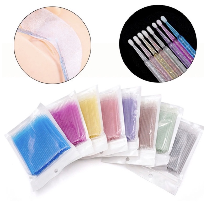 Microbrush Gliter eyelash extansion 1pack/ 100pcs