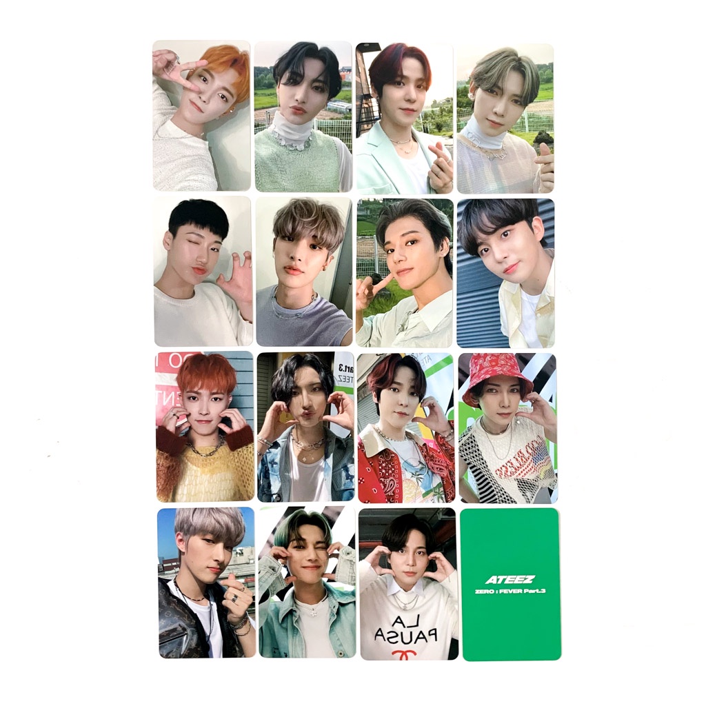 [sharing] ATEEZ 6th Mini Album - ZERO : FEVER PART 3 Photocard Benefit (Appmus / Everlie / Makestar 
