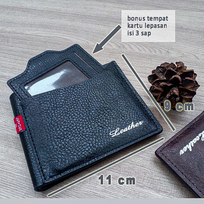 Dompet pria / dompet lipat model slim / dompet cowok Ekonomis