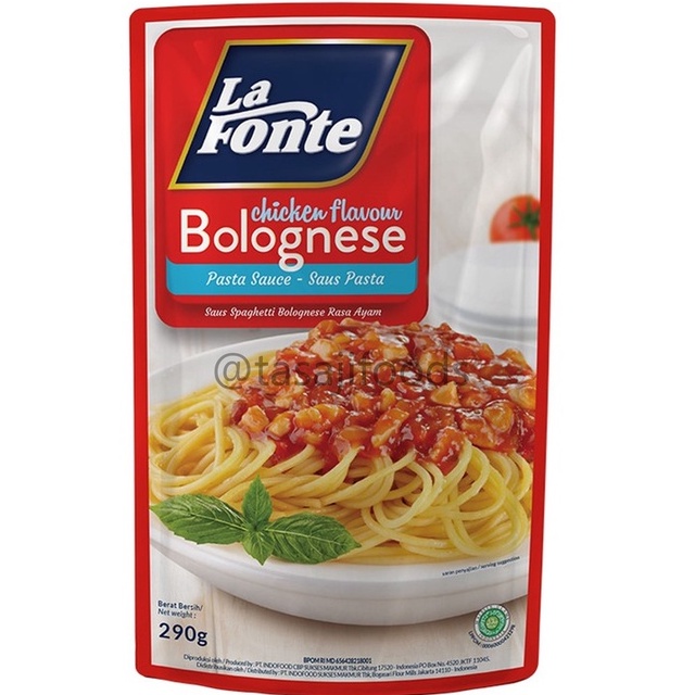 

Nafariz724 La Fonte Saos Pasta 290Gr Chicken Bolognese