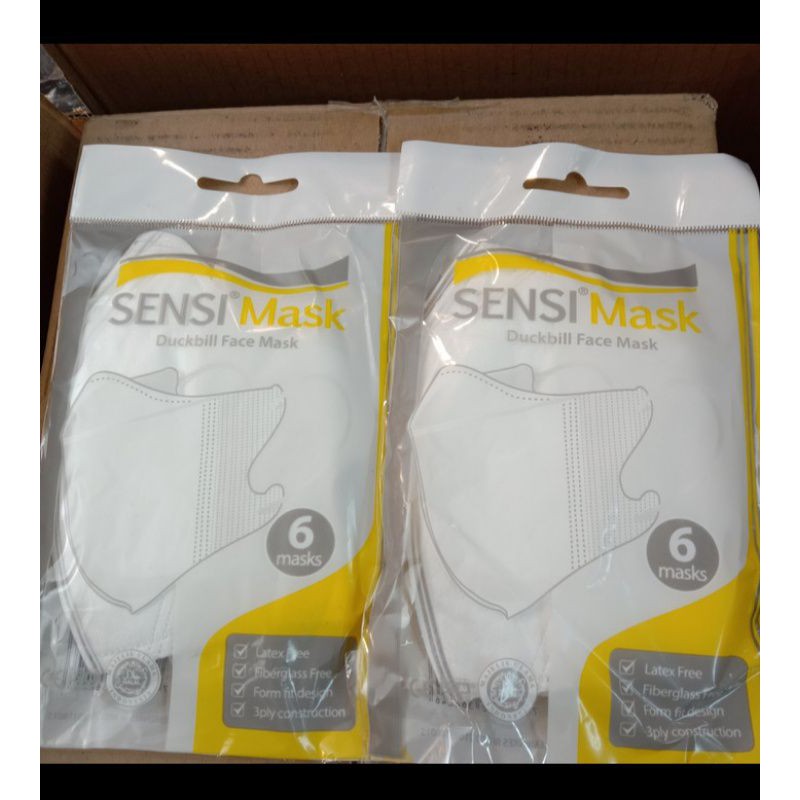 masker sensi duckbill sachet isi 6 murah original terlaris