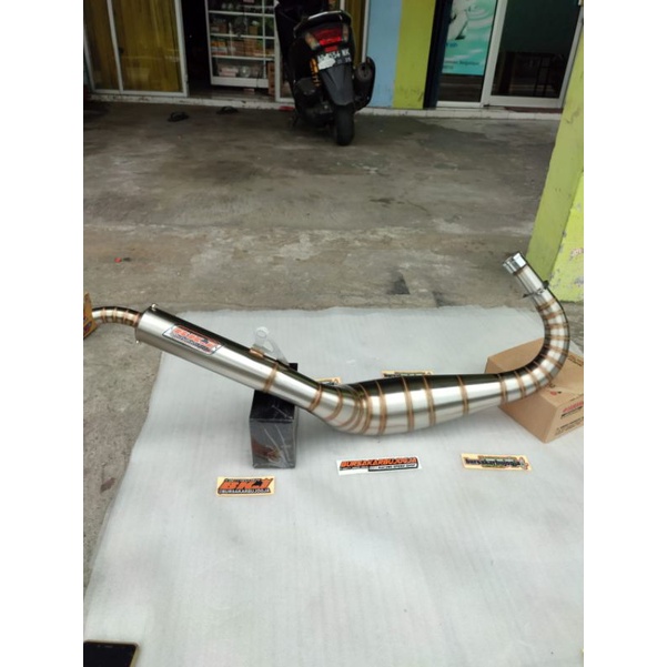 KNALPOT KOLONG SUPER PRO RX K RX KING RX S ORIGINAL BKJ STAINLES FULLSPEK