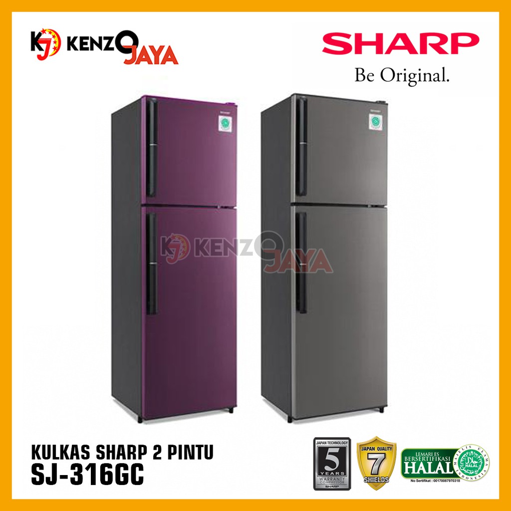 Kulkas 2 Pintu SHARP SJ-316GC