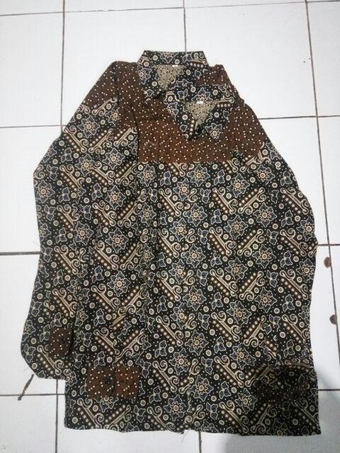 Bswart Batik Hrb026 Kenongo Hem Pendek Padi Pekalongan